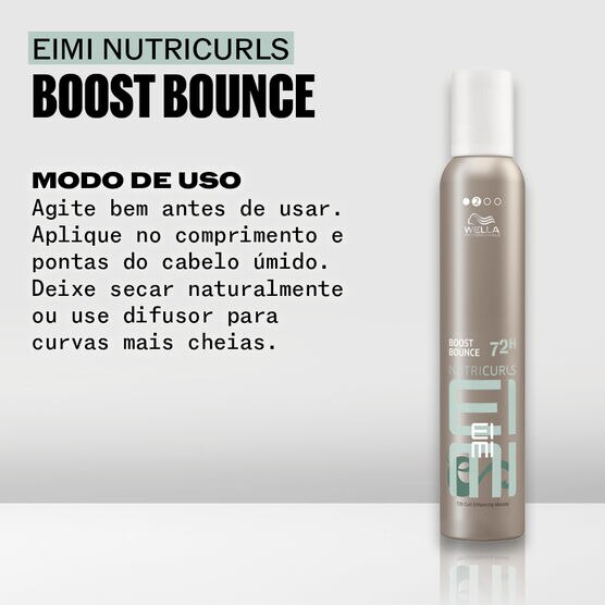 Creme Gel Definidor de Cachos Wellla EIMI Nutri Boost Bounce